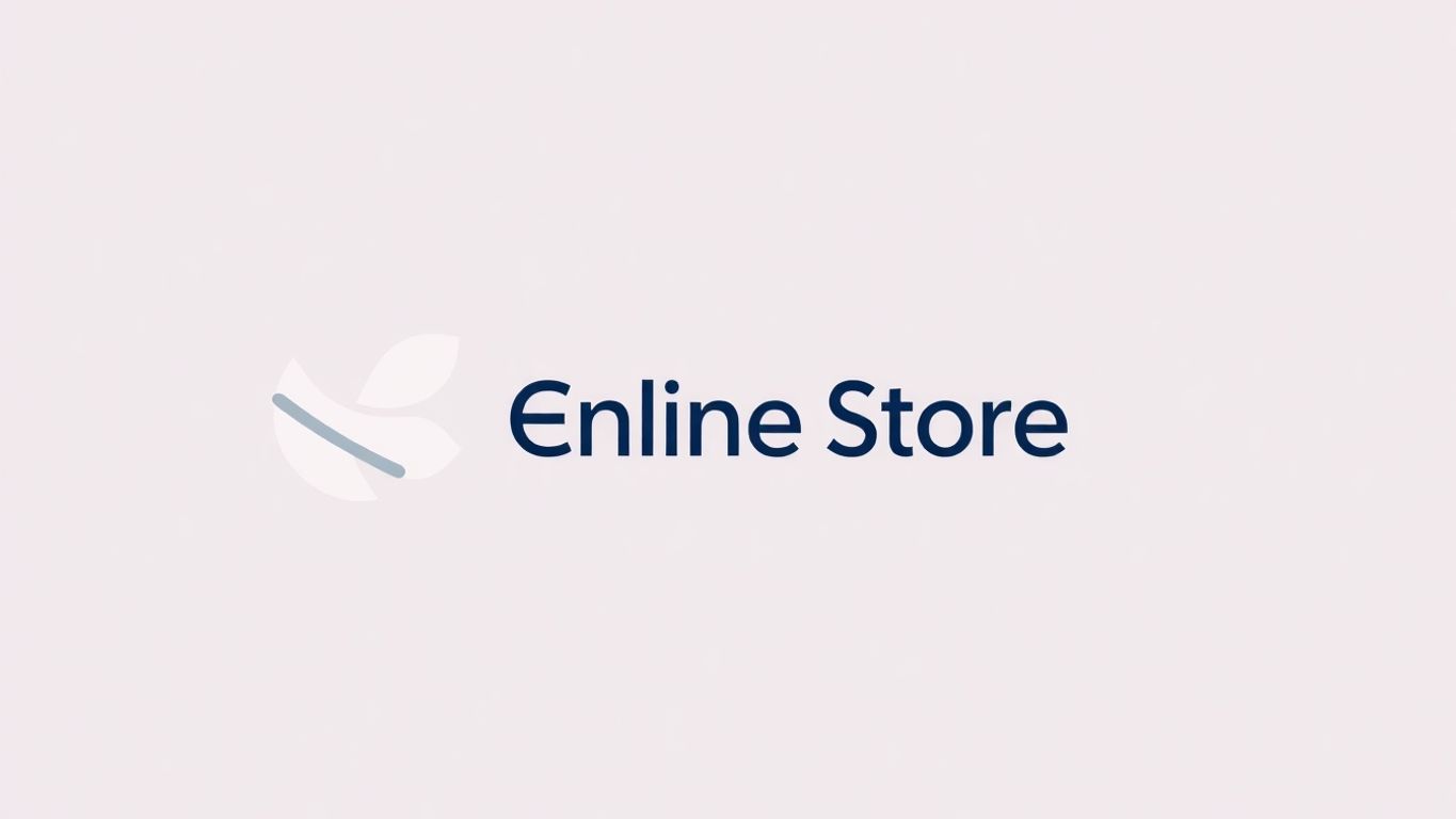 Moderne logo med negativt rom i myke farger.