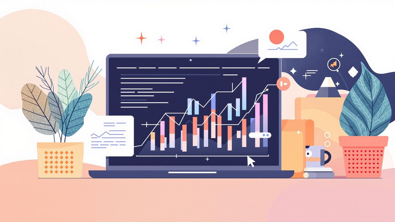 Illustrasjon av nøkkeltall i Google Analytics