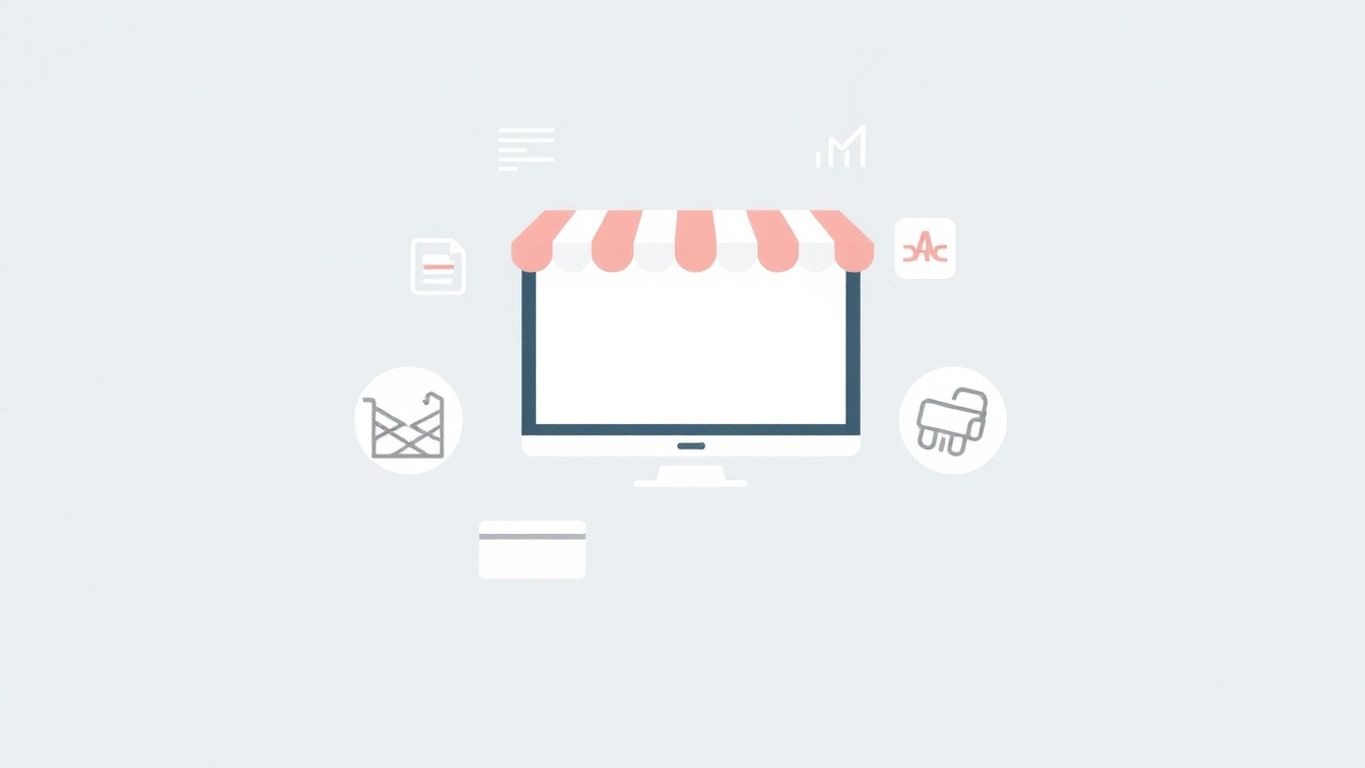 Ikoner og symboler for logo design i nettbutikker.