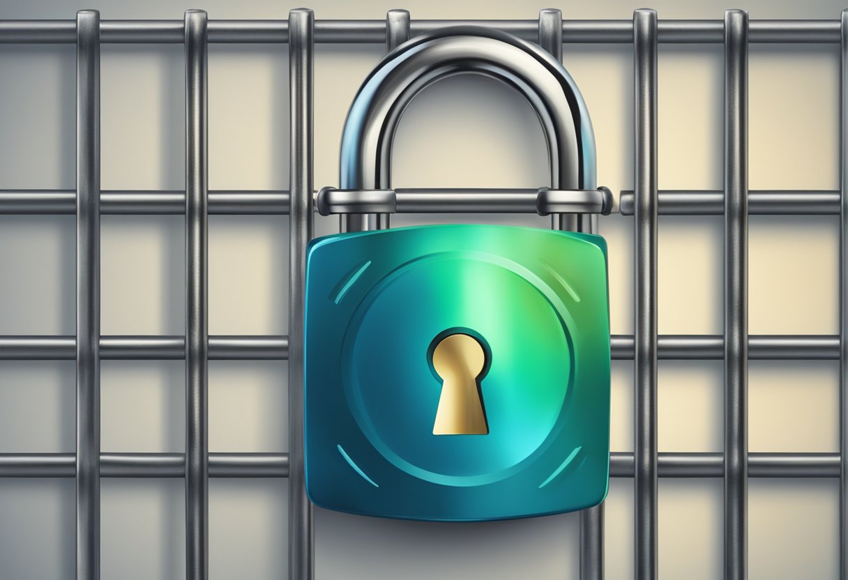 A padlock symbolizing privacy and security on social media platforms