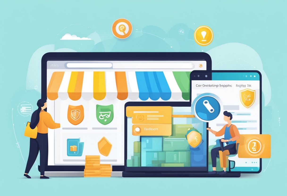 A secure online shopping experience with consumer rights protection
