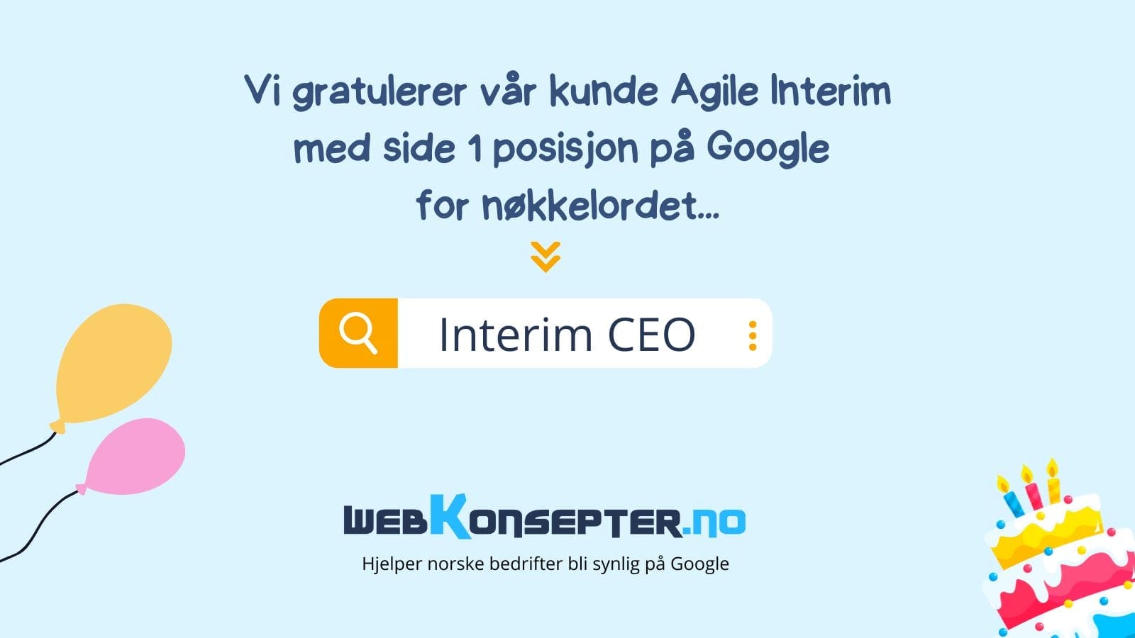 Side 1 posisjon på nøkkelordet "Interim CEO"