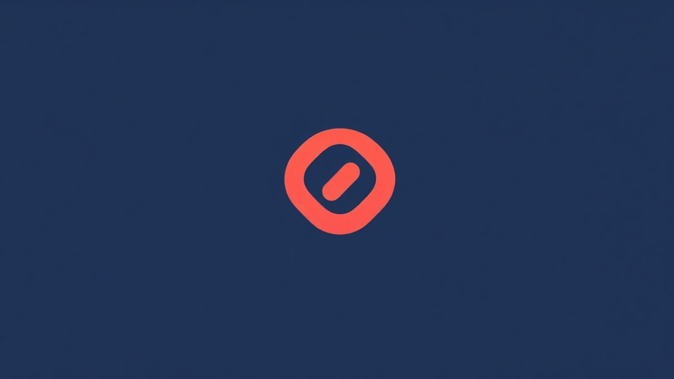 Logo i moderne stil med myke farger.