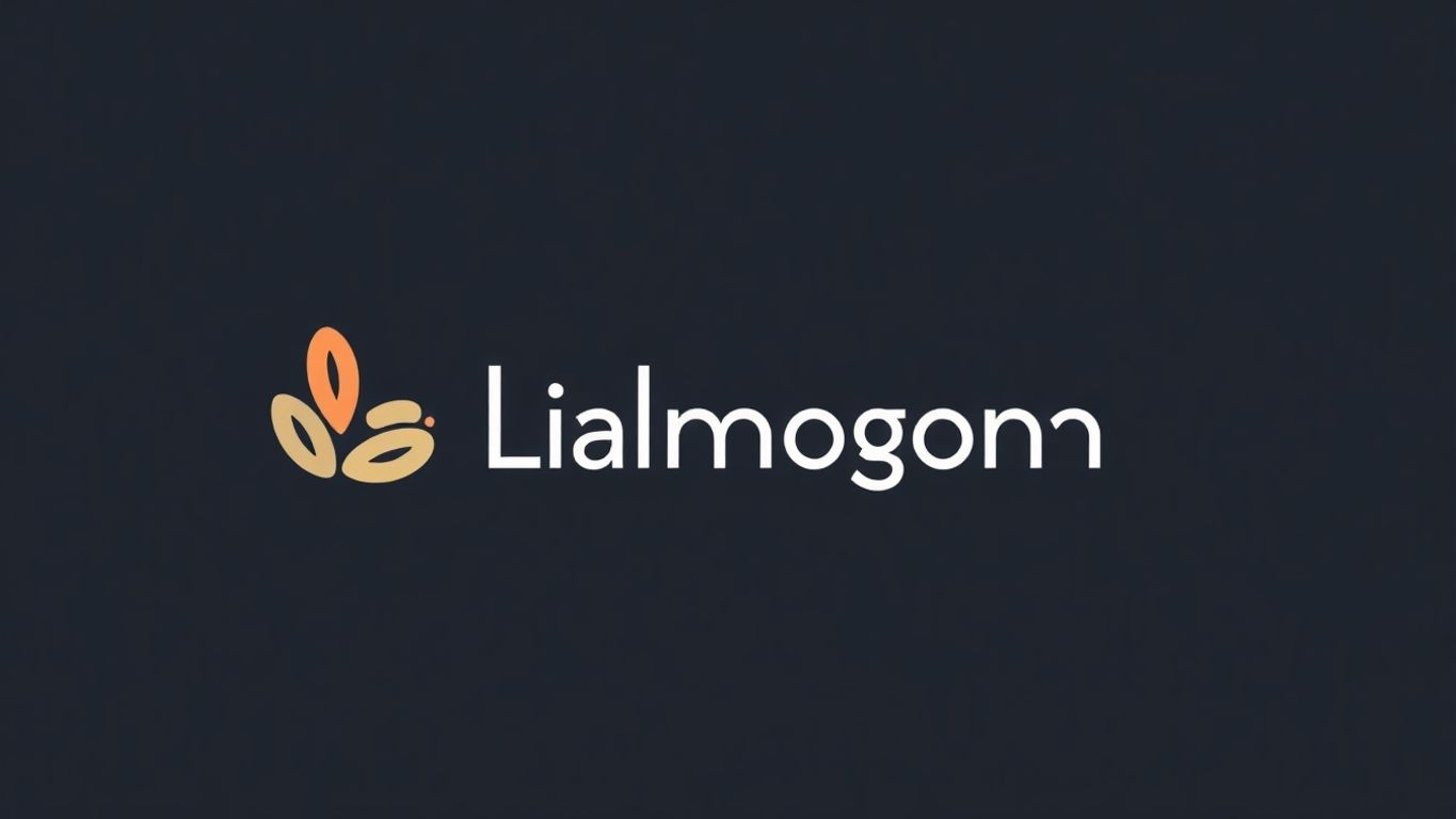Moderne logo med flate illustrasjoner og myke farger.